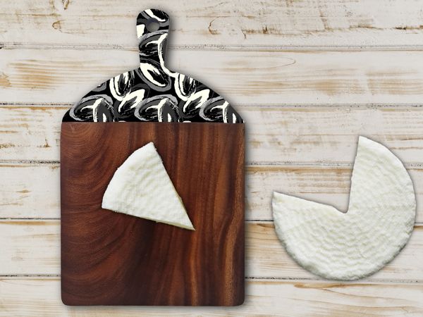 Tabla Quesos Madera - Black & White